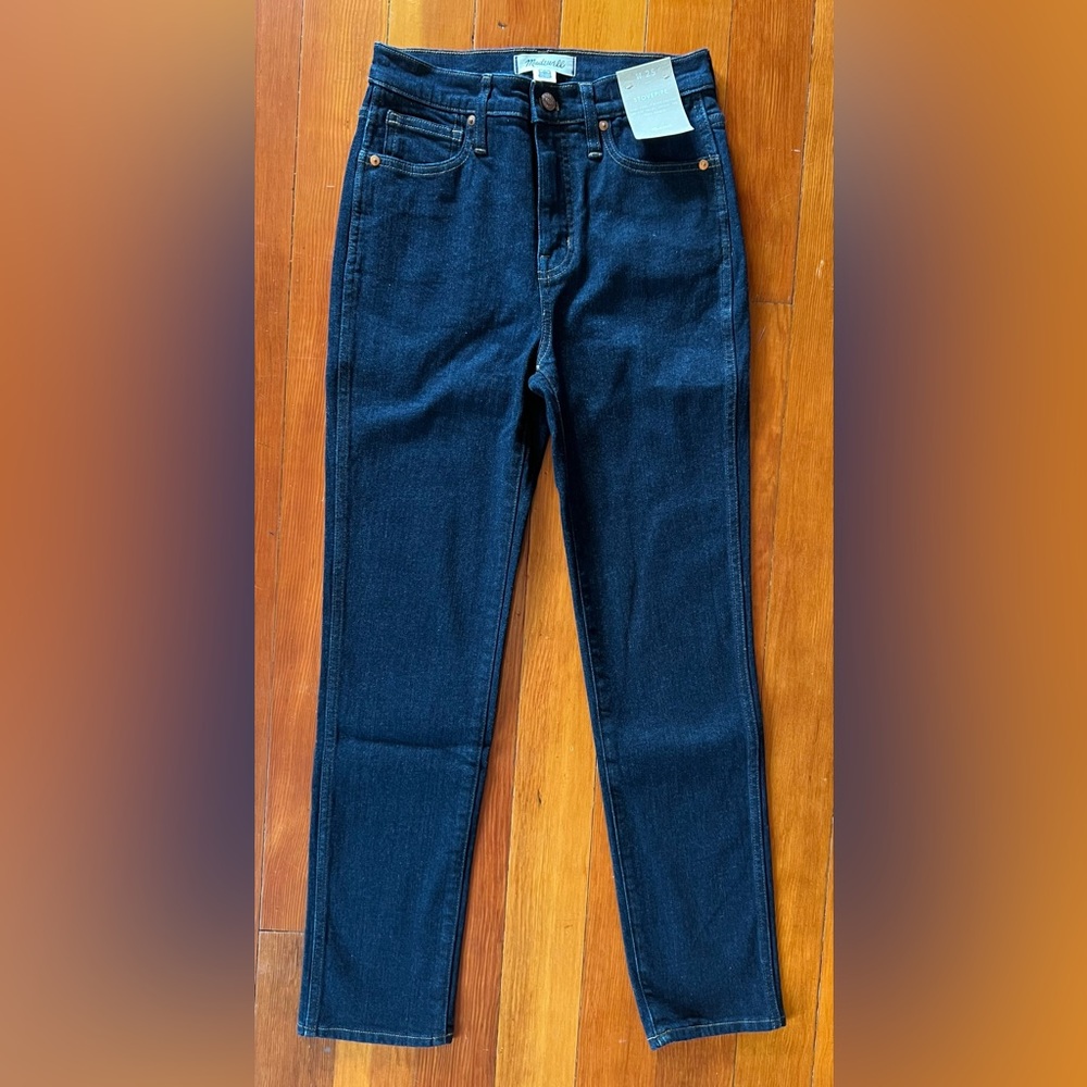 NWT Madewell Stovepipe Jeans - Black Rinse Wash - 25 - Picture 7 of 10
